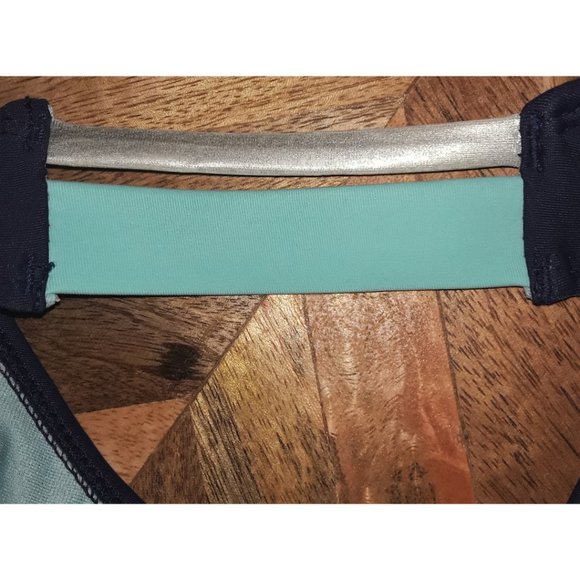 ARIZONA Navy Colorful Tie-Dye Triangle String Y2K Bikini Set - Picture 10 of 11